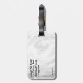 Native New Yorker Pattern Bagagelabel (Achterkant verticaal)