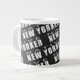 Native New Yorker Pattern Jumbo Beker