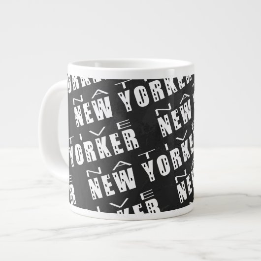 Native New Yorker Pattern Jumbo Beker (Voorkant links)