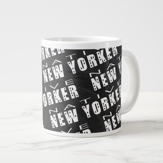 Native New Yorker Pattern Jumbo Beker (Voorkant rechts)