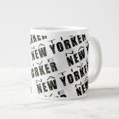 Native New Yorker Pattern Jumbo Mok (Voorkant rechts)