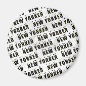Native New Yorker Pattern Magneet (Voorkant)