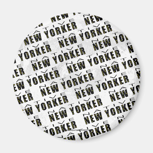 Native New Yorker Pattern Magneet (Voorkant)