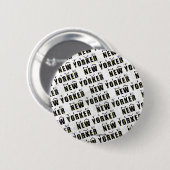 Native New Yorker Pattern Ronde Button 5,7 Cm (Voorkant /achterkant)