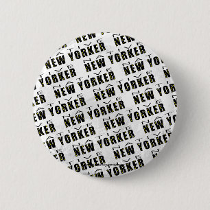Native New Yorker Pattern Ronde Button 5,7 Cm