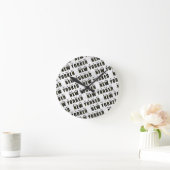 Native New Yorker Pattern Ronde Klok (Huis)