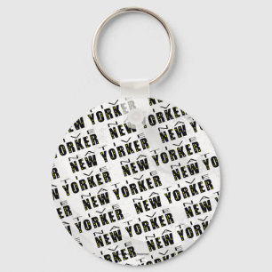 Native New Yorker Pattern Sleutelhanger