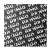 Native New Yorker Pattern Tegeltje (Voorkant)