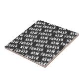 Native New Yorker Pattern Tegeltje (Zijkant)