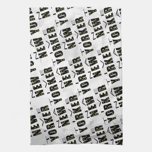 Native New Yorker Pattern Theedoek (Verticaal)