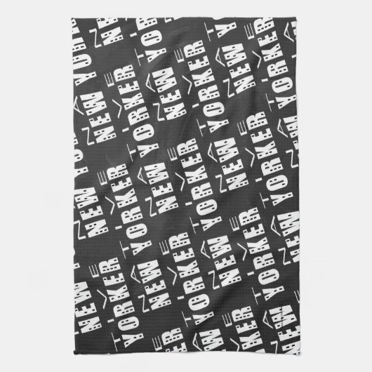 Native New Yorker Pattern Theedoek (Verticaal)