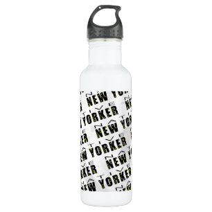 Native New Yorker Pattern Waterfles