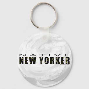 Native New Yorker zwart Sleutelhanger
