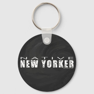 Native New Yorker zwart Sleutelhanger