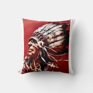 Native "Nez Perce Chief" original art Kussen