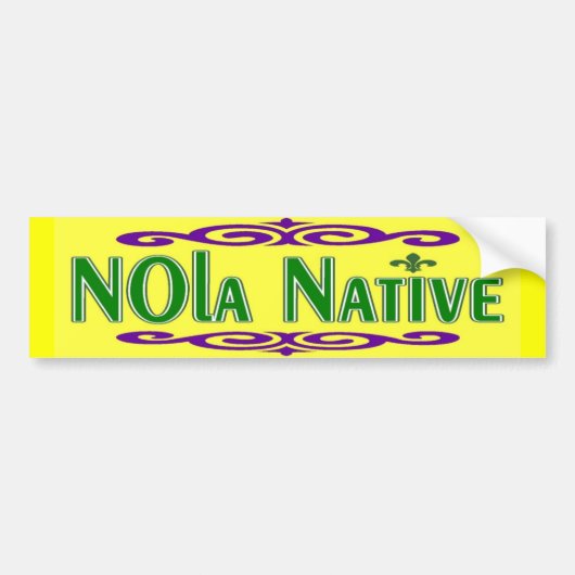Native NOLa Bumpersticker (Voorkant)