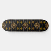 Native Patroon Boho Cultuur Etnisch Ontwerp Skateboard (Horizontaal)