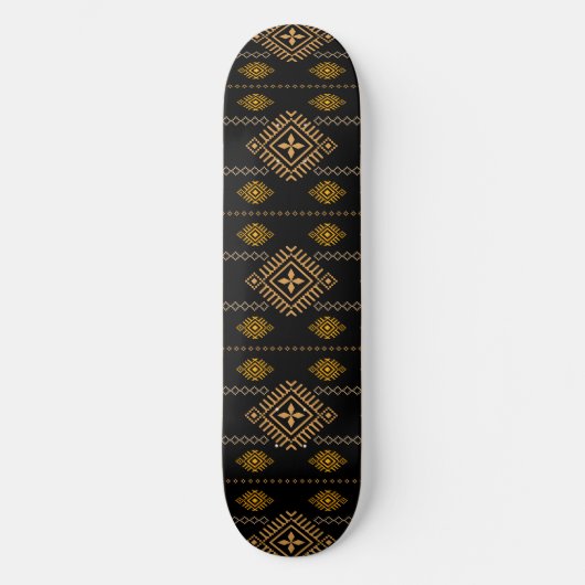 Native Patroon Boho Cultuur Etnisch Ontwerp Skateboard (Voorkant)
