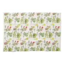 Native Plants Hawaii Volcano Trail Kitchen Towels