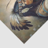 Native Potter Painting Pot Decoupage Tissuepapier (Detail)