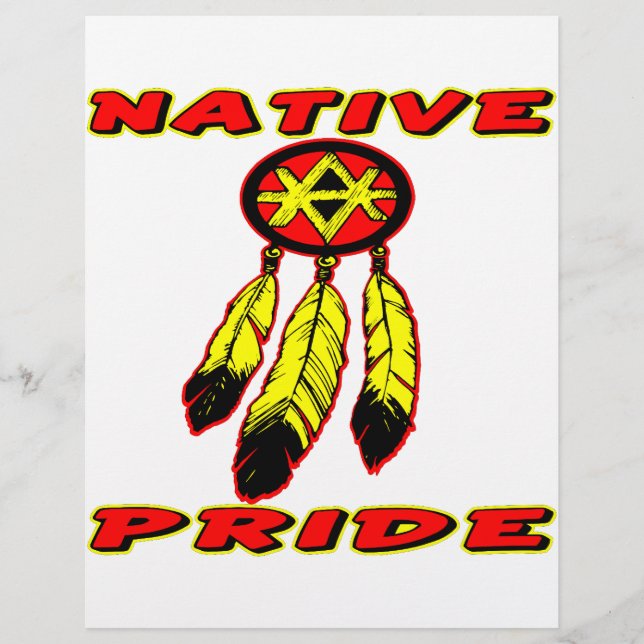 Native Pride 3 Feathers (Voorkant)