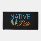 Native Pride Feathers Desk Mat (Recto)