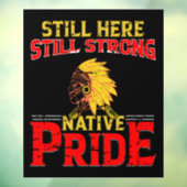 Native Pride Window Cling Raamsticker (Vel 3)