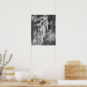 Native Royal Palms in Fakahatchee Strand Poster (Keuken)