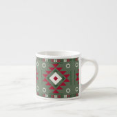 Native Santa Pattern Espresso Kop (Rechts)