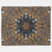 Native Shaman Spirit Animal Shield Plush Fleece Deken (Voorkant (Horizontaal))