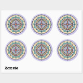 Native Shapes Mandala Sticker (Vel)