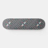 Native Southwestern Indian Art Blanket Design Skateboard (Horizontaal)