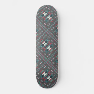 Native Southwestern Indian Art Blanket Design Skateboard
