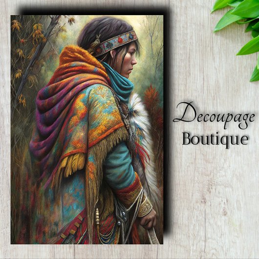 Native Spirit Decoupage Tissuepapier
