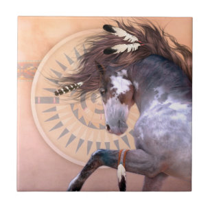 Native Spirit I Art Tile Tegeltje