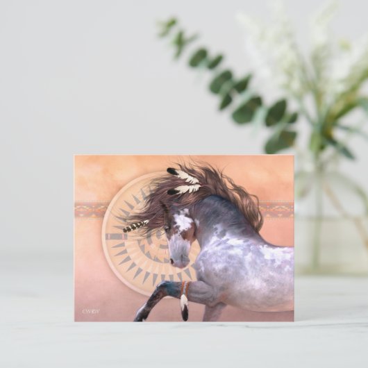 Native Spirit I Briefkaart (Staand voorkant)