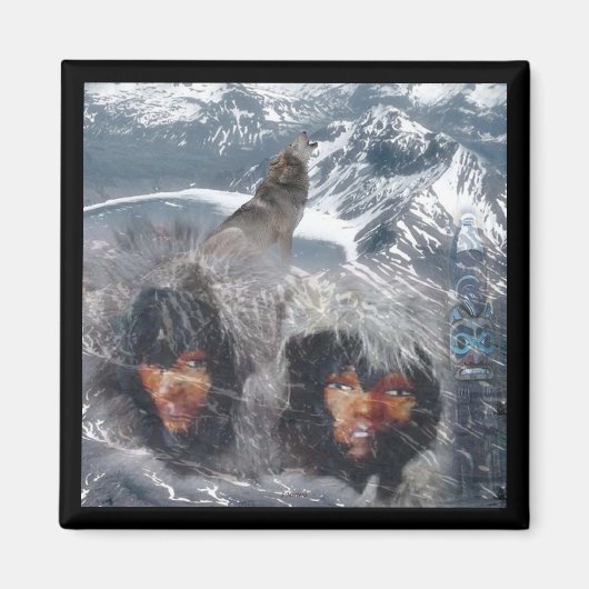 Native Spirit in Alaska Magneet (Voorkant)