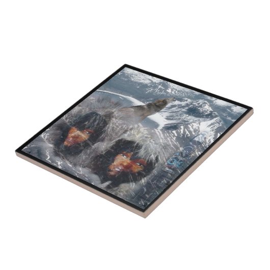 Native Spirit in Alaska Tegeltje (Zijkant)