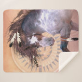 Native Spirit Sherpa Blanket Deken (Voorkant (horizontaal))