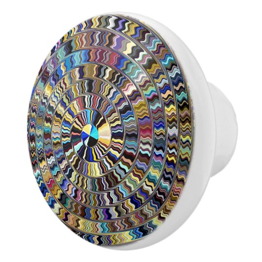 Native Sun Swirl Ceramic Knob Keramische Knop (Rechts)