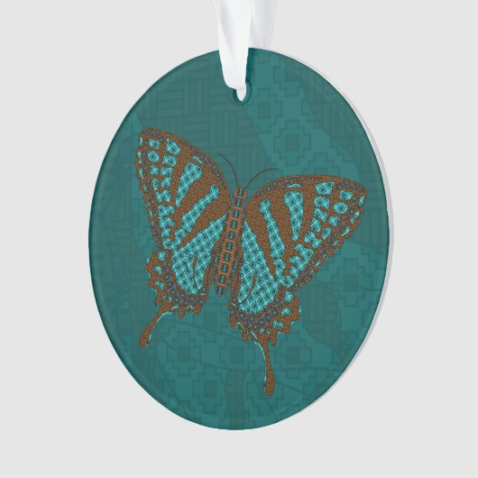 Native Swallowtail Acryl Ornament (voorkant)