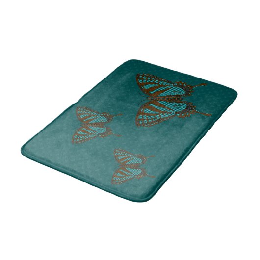 Native Swallowtail Bath Mat (Gekanteld)