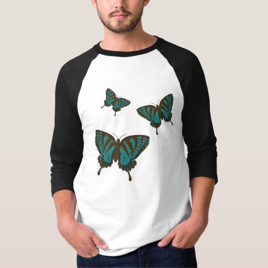 Native Swallowtail Mannen Shirt (Voorkant)