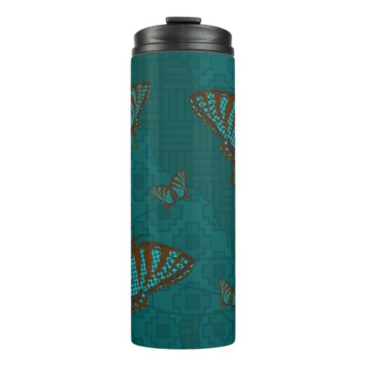 Native Swallowtail Thermal Tumbler Thermosbeker (Voorkant)