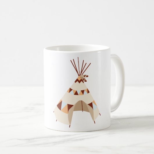 Native Teepee Koffiemok (Voorkant rechts)