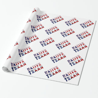 Native Texan Flag Cadeaupapier
