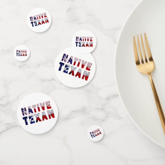 Native Texan Flag Confetti (Groep)