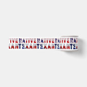Native Texan Flag Grosgrain Lint (Voorkant)