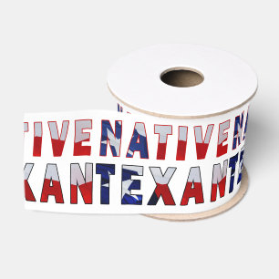 Native Texan Flag Grosgrain Lint