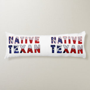 Native Texan Flag Lichaamskussen